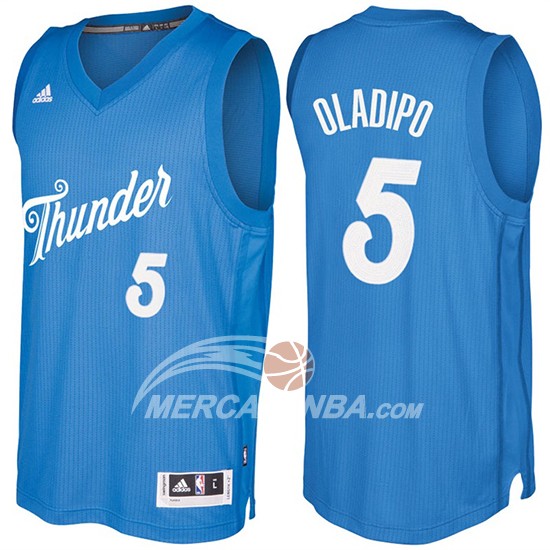 Maglia NBA Christmas 2016 Victor Oladipo Oklahoma City Thunder Blu